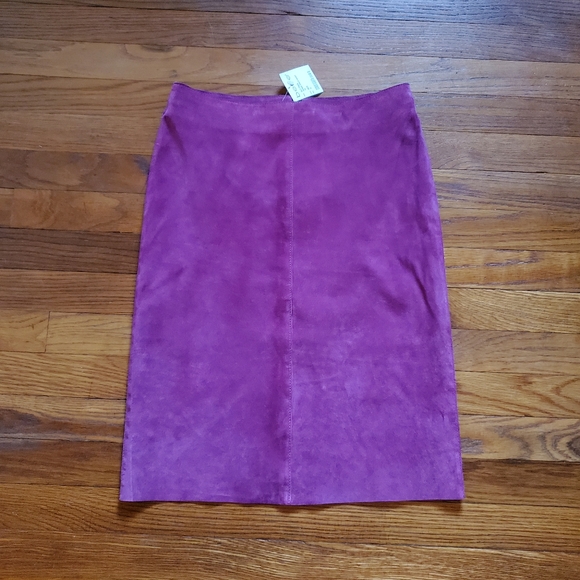 bebe Dresses & Skirts - NWT Bebe Suede Disco Skirt
100% Leather